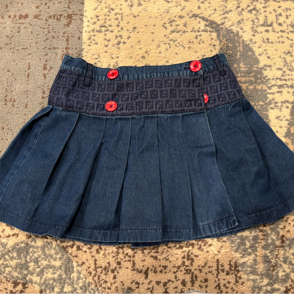 Authentic Fendi Simonetta Girls Skirt